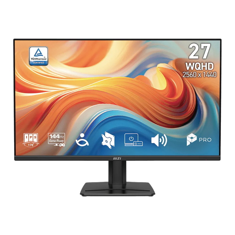 Msi pro mp275qde e14 monitor pc 68,6 cm (27) 2560 x 1440 pixel wide quad hd led nero