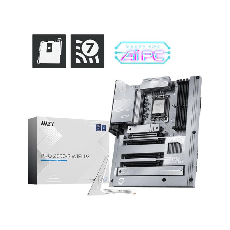 Msi pro z890-s wifi pz scheda madre intel z890 lga 1851 (socket v1) atx