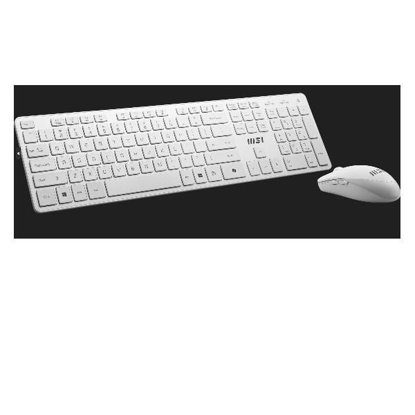 Msi Tastiera Bianca Wireless Combo Copilot Pro W It