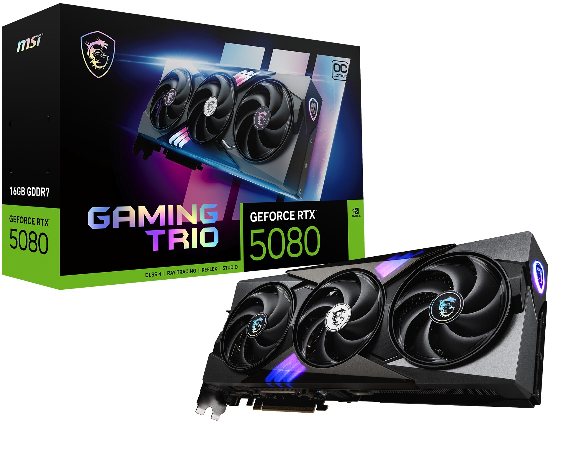 Msi Vga Geforce Rtx 5080 Rtx 5080 16G Gaming Trio Oc 16Gb Gddr7 Hdmi/Dp*3 Atx Dlss 4 Msi Vga Geforce Rtx 5080 Rtx 5080 16G Gaming Trio Oc 16Gb Gddr7 Hdmi/Dp*3 Atx Dlss 4