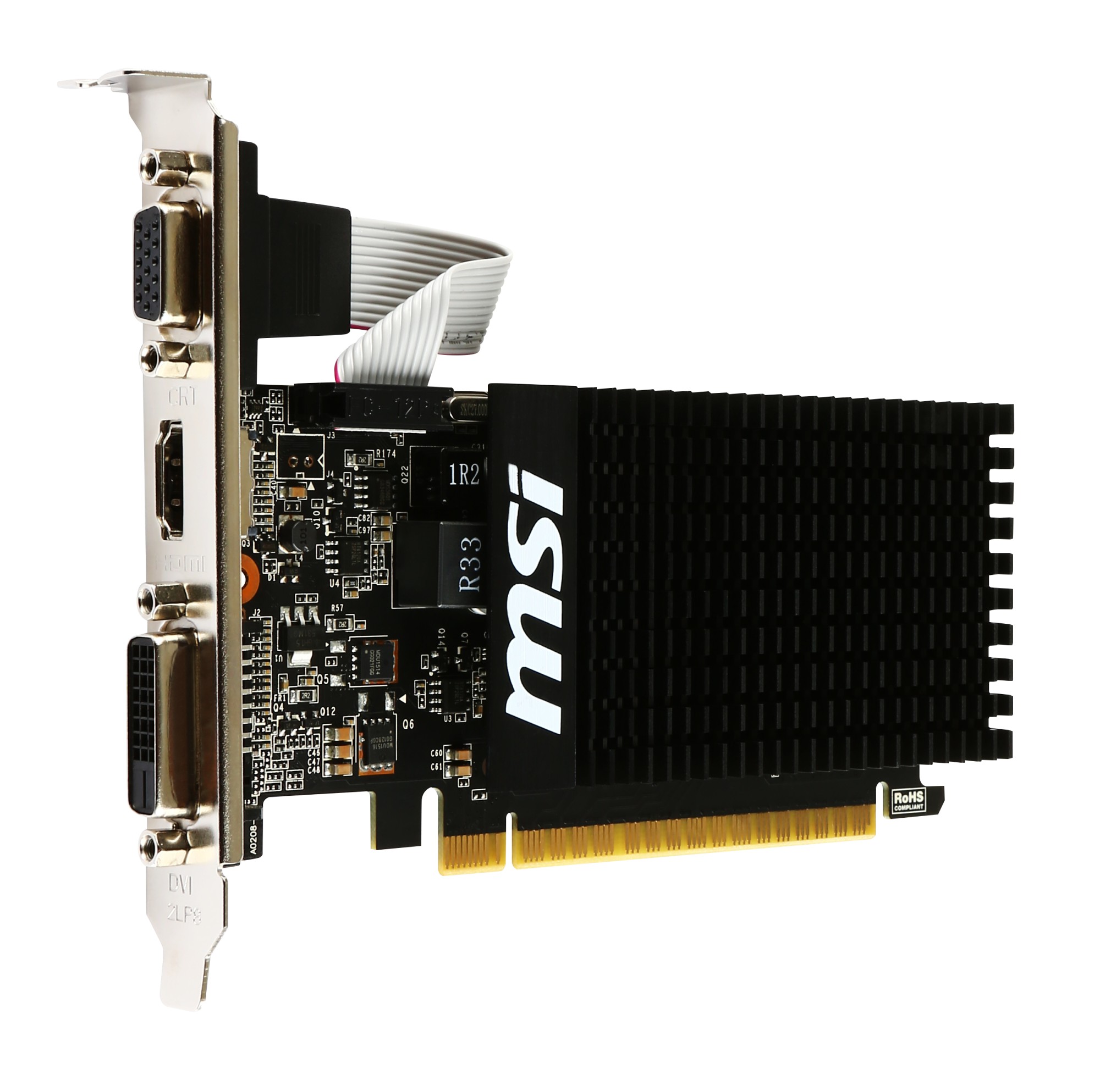 Msi Vga Gt 710 2Gb Ddr3 Dl Dvi Hdmi Vga Lp
