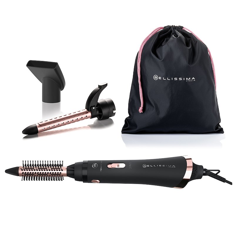Multi Styler BELLISSIMA CERAMIC AIR, Potenza massima 800 W, in Altro rivestimento, 2 temperature, MATT BLACK + SHINY ROSE