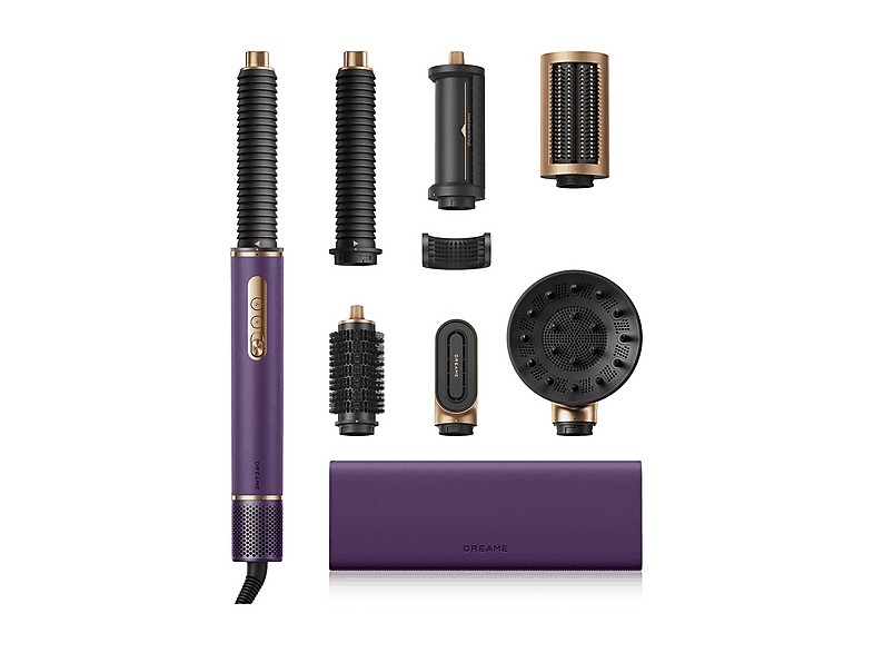Multi Styler DREAME AirStyle Pro 2 Purple, Potenza massima 1300 W, in Altro rivestimento, Temperatura max 80 °C, 3 temperature, Purple