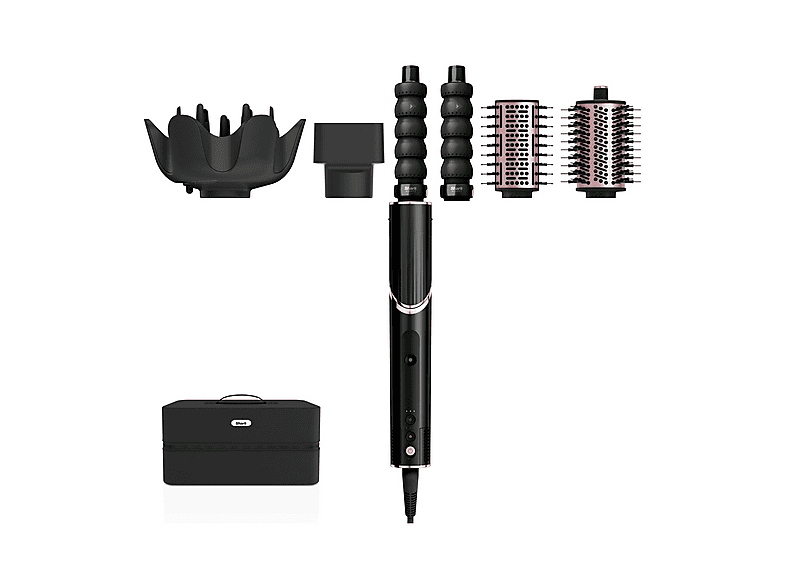 Multi Styler SHARK FLEXSTYLE COMPLETE 5IN1 HD446EU, Potenza massima 1400 W, in Altro rivestimento, Temperatura max 95 °C, 3 temperature, Tecnologia a ioni, Nero
