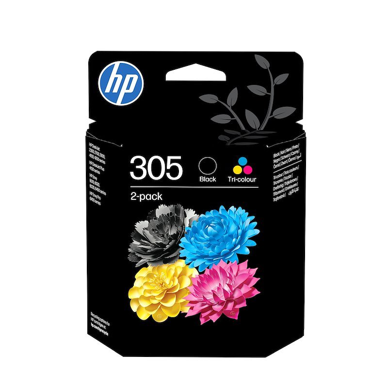 Multipack cartucce HP 305+305Tricromia(6ZD17AE) Nero, Giallo, Ciano, Magenta