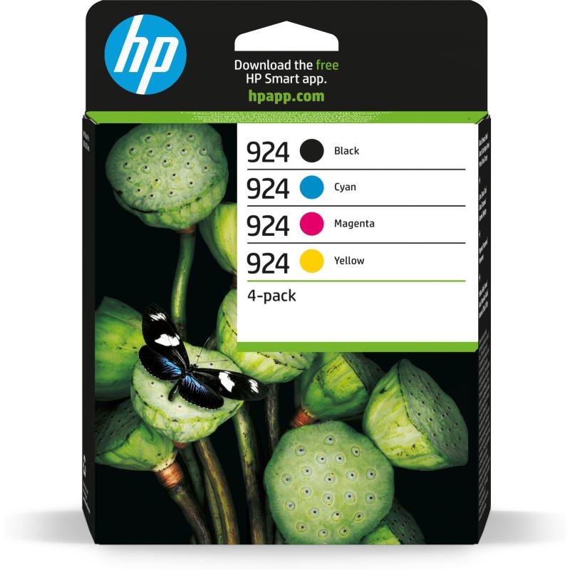 Multipack cartucce HP Combo 924 (6C3Z1NE) Nero, Giallo, Ciano, Magenta