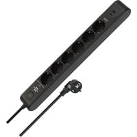 Multipresa 6 vie con 1x USB-C, 1x USB-A, Ciabatta