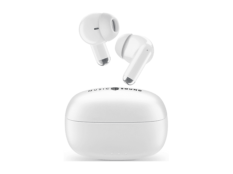MUSICSOUND Drift Auricolare AURICOLARI WIRELESS, Bianco