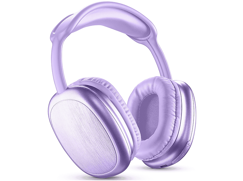 MUSICSOUND Maxi2 CUFFIE WIRELESS, Bluetooth 5.0, around-ear, Viola