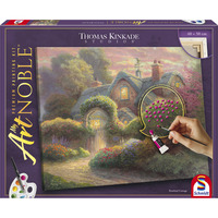 My ArtNOBLE Thomas Kinkade - Rosebud Cottage, Vernice