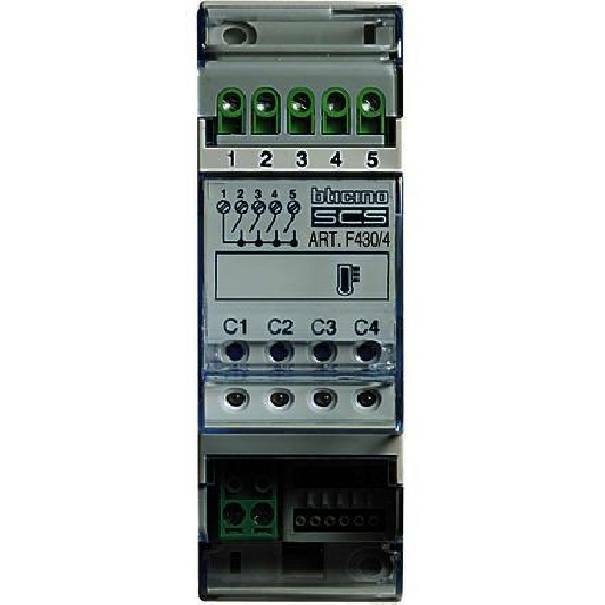 Myhome Attuattuatore 4 Rele' Indipendenti F430/4 - Bticino