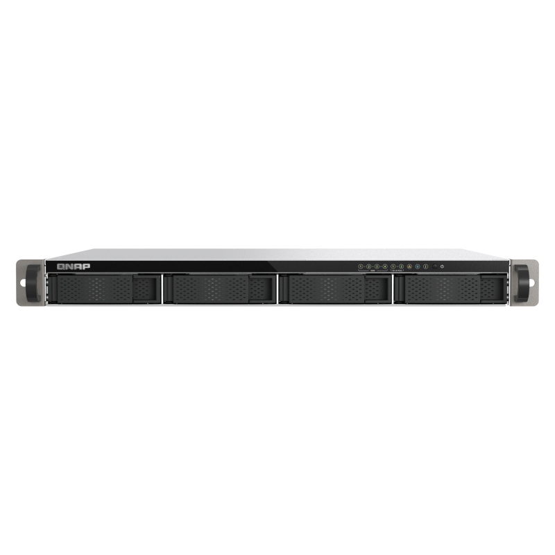 Nas rack 1u qnap ts-h665u-8gÂ 4hd 2.5/3.5 2x e1.s o 2x m.2 pcie ram 8gb 2x 2.5gbe intel 4core 1x250w
