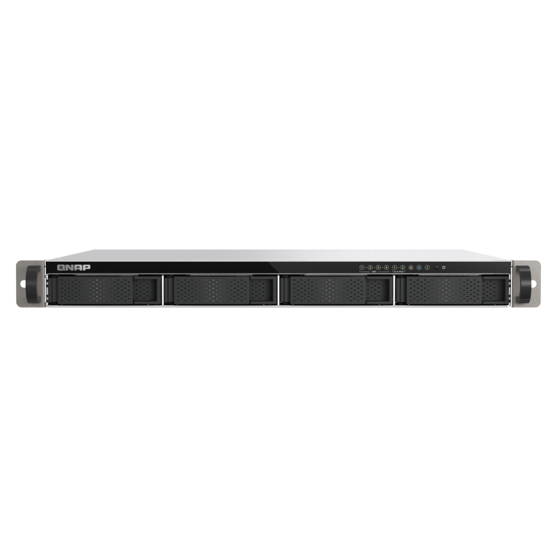 Nas rack 1u qnap ts-h665u-rp-8gÂ 4hd 2.5/3.5 2x e1.s o 2x m.2 pcie ram 8gb 2x 2.5gbe intel 4core 2x350w