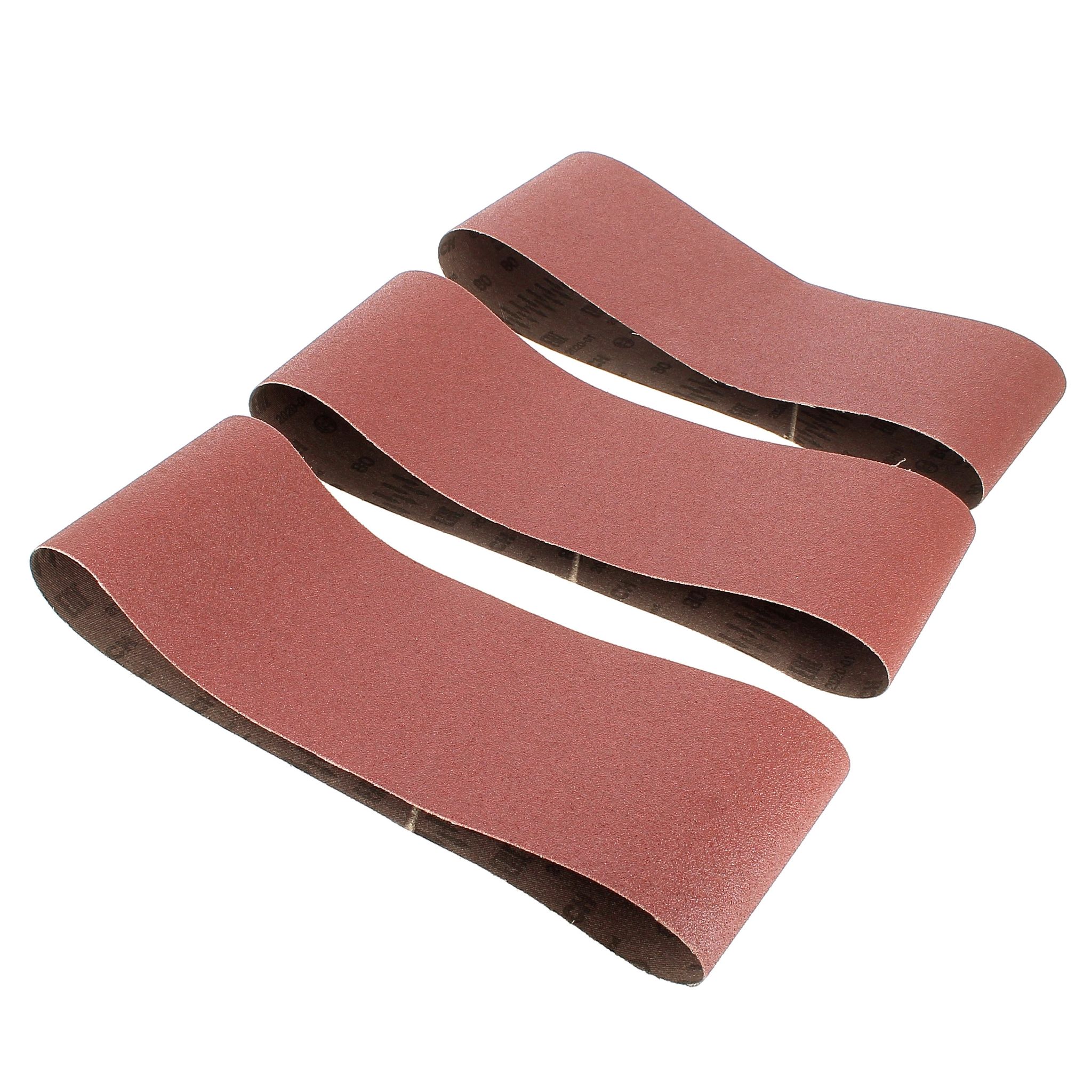 Nastri Abrasivi 100x610 80gr Per 3 Per Levigatrice Makita