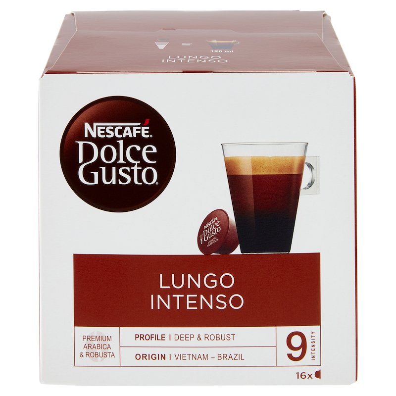 Nescafè - 16 Capsule Dolce Gusto Caffè Lungo Intenso - 12173479