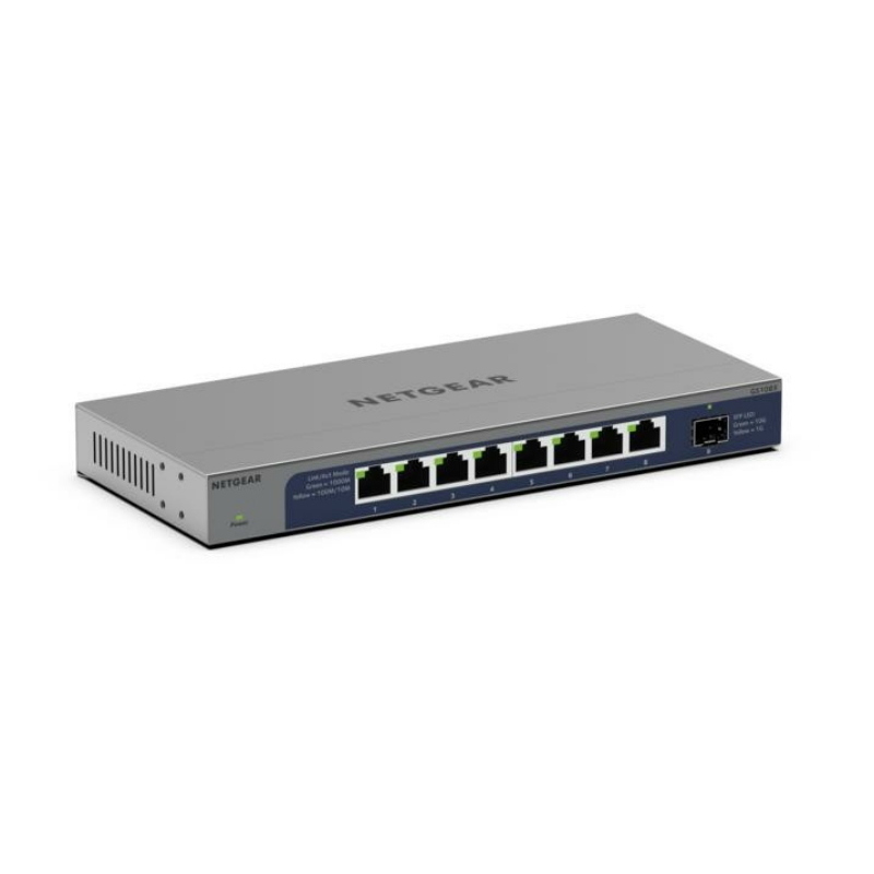 Netgear gs108x non gestito l2 gigabit ethernet (10/100/1000) grigio Netgear gs108x non gestito l2 gigabit ethernet (10/100/1000) grigio