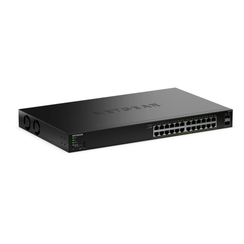 Netgear gs324tpv2 gestito l2/l3 gigabit ethernet (10/100/1000) supporto power over ethernet (poe) 1u nero