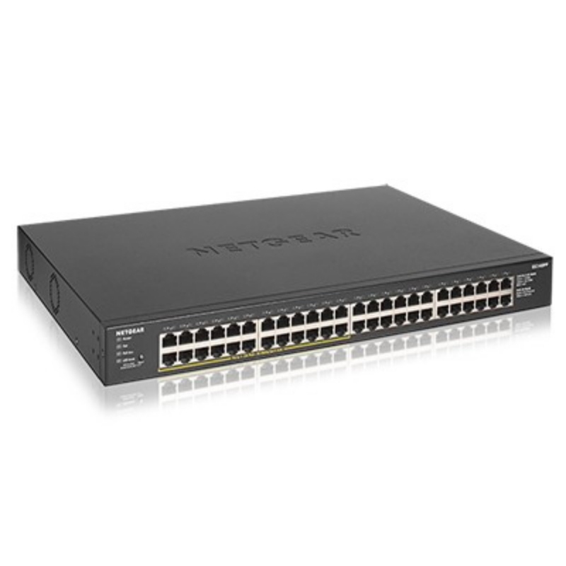 Netgear gs348pp non gestito gigabit ethernet (10/100/1000) supporto power over ethernet (poe) nero