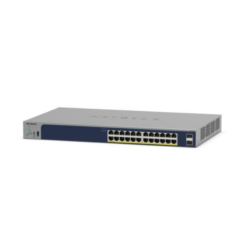 Netgear gs724tpv3 gestito l2 gigabit ethernet (10/100/1000) supporto power over ethernet (poe) grigio