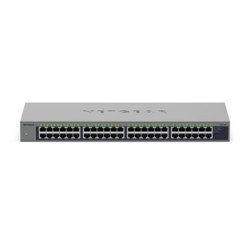 Netgear gs748 non gestito gigabit ethernet (10/100/1000) supporto power over ethernet (poe) grigio
