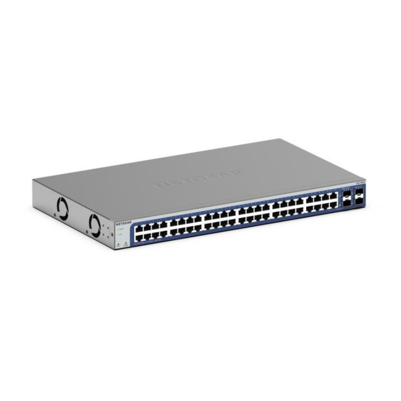 Netgear gs748tv6 gestito l2/l3/l4 gigabit ethernet (10/100/1000) nero, grigio