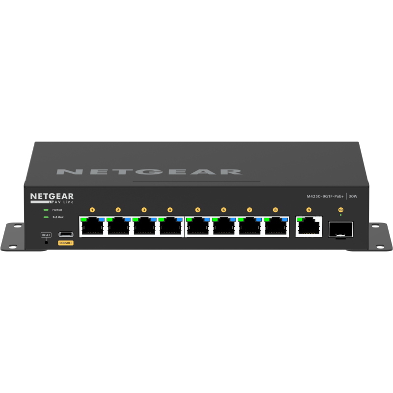 Netgear gsm4210pd-100eus switch di rete gestito l2/l3 gigabit ethernet (10/100/1000) supporto power over ethernet (poe) nero Netgear gsm4210pd-100eus switch di rete gestito l2/l3 gigabit ethernet (10/100/1000) supporto power over ethernet (poe) nero