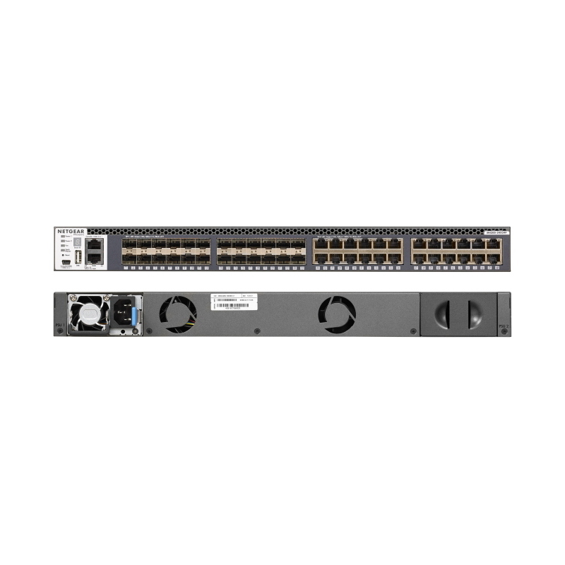 Netgear m4300-24x24f/us/emea gestito 10g ethernet (100/1000/10000) 1u grigio