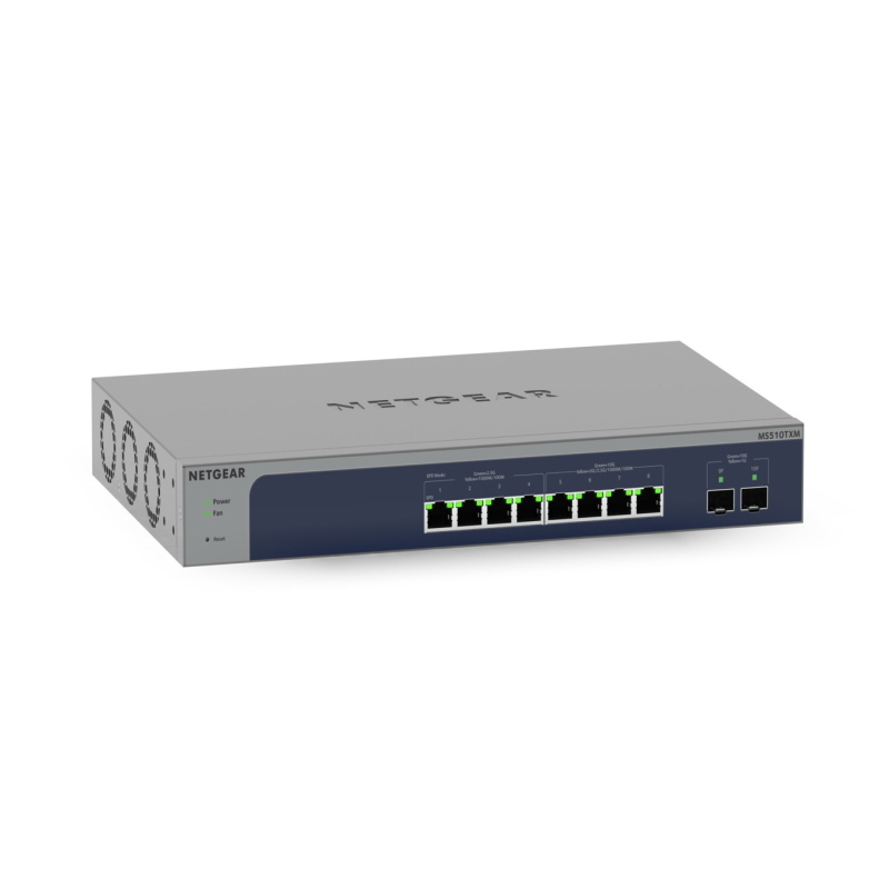 Netgear ms510txm switch di rete gestito l2/l3/l4 10g ethernet (100/1000/10000) grigio, blu Netgear ms510txm switch di rete gestito l2/l3/l4 10g ethernet (100/1000/10000) grigio, blu