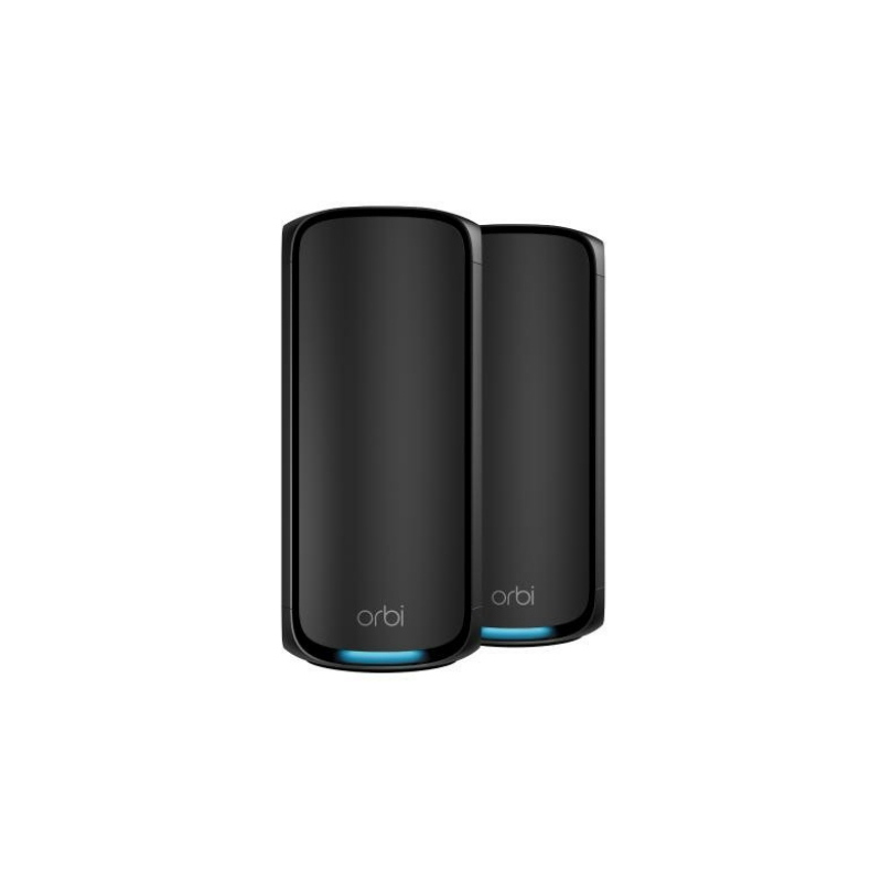 Netgear orbi 970 series quad-band wifi 7, 2-pack quad-band (2.4 ghz / 5 ghz-1 / 5 ghz-2 / 6 ghz) wi-fi 6 (802.11ax) nero 3