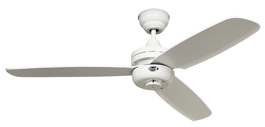 NIGHT FLIGHT 132, Ventilatore senza Luce, CasaFan Corpo: Bianco, Colore Pale: Bianco