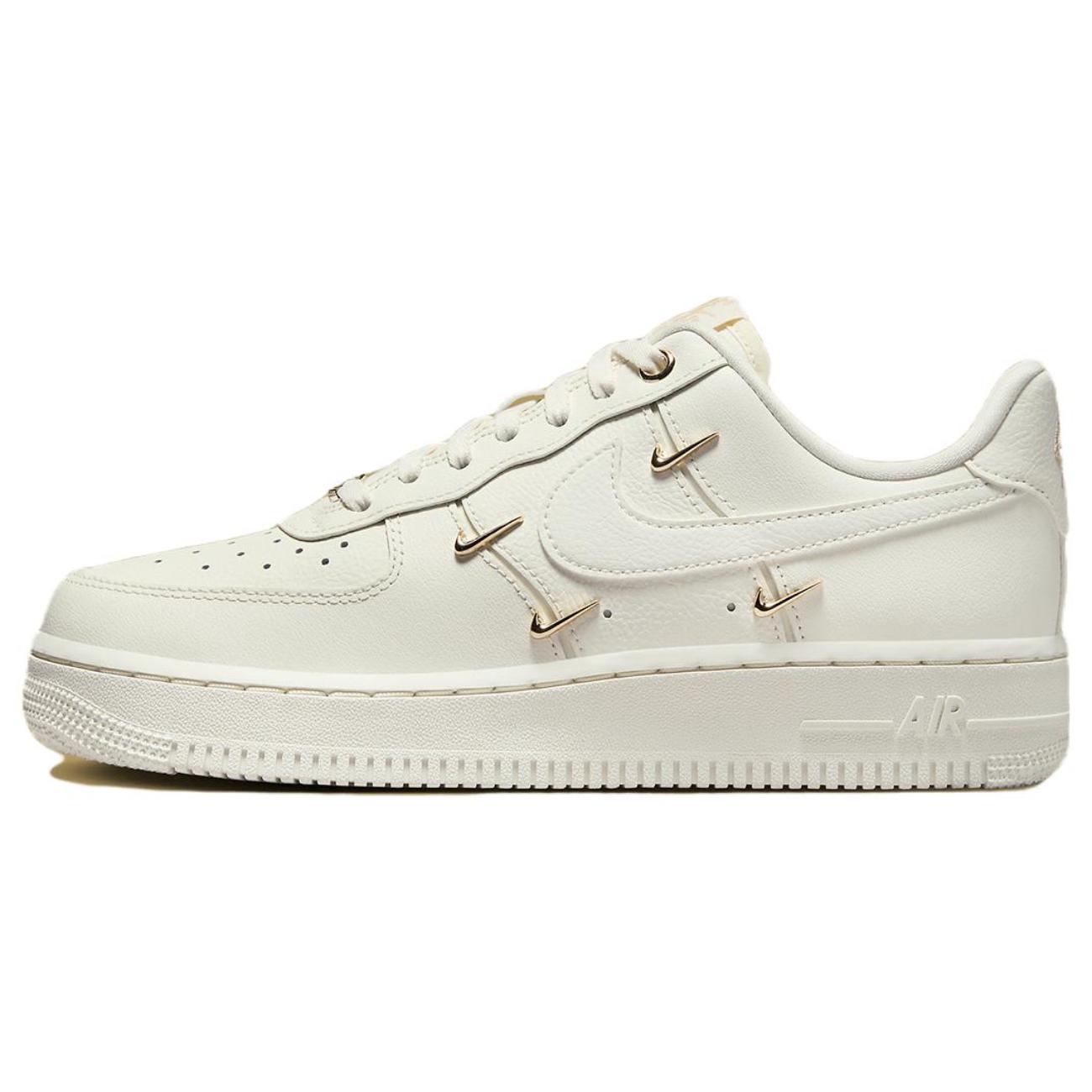 Nike Air Force 1 '07 Lx Cn Vela Oro Mini Swooshes Sneakers da Donna FV3654-111 41 white