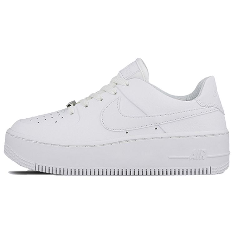Nike Air Force 1 Sage Low Triple White Scarpe da Ginnastica da Donna Bianco-Bianco AR5339-100 41 white