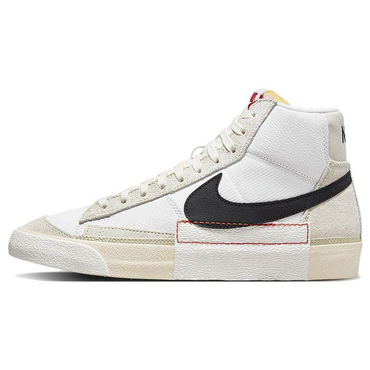 Nike Blazer Mid 77 Pro Club Remastered - Osso Chiaro Nero Sneakers da Uomo Bianco Summit-White DQ7673-100 39 white
