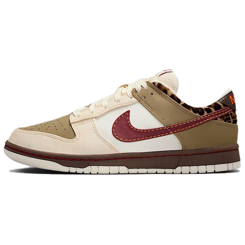 Nike Dunk Low Kaki Rosso Squadra Scarpe da Ginnastica da Donna Tan Marrone Barocco Bianco Perla IM6687-262 44.5 beige