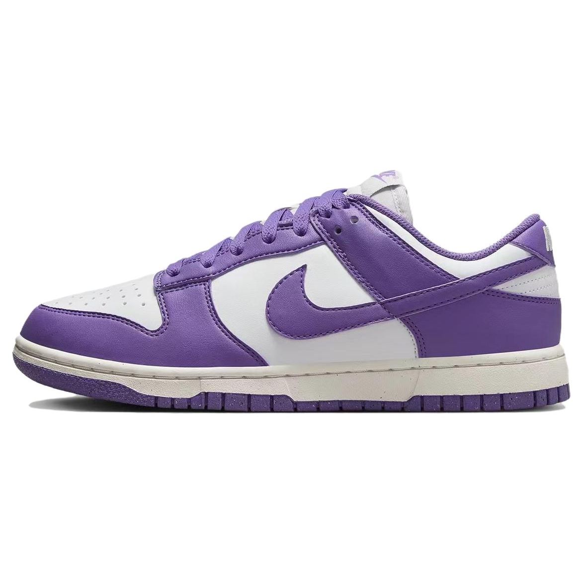 Nike Dunk Low Next Nature Lampone Nero Scarpe da Ginnastica da Donna Viola Bianco Summit Vela DD1873-108 37.5 white