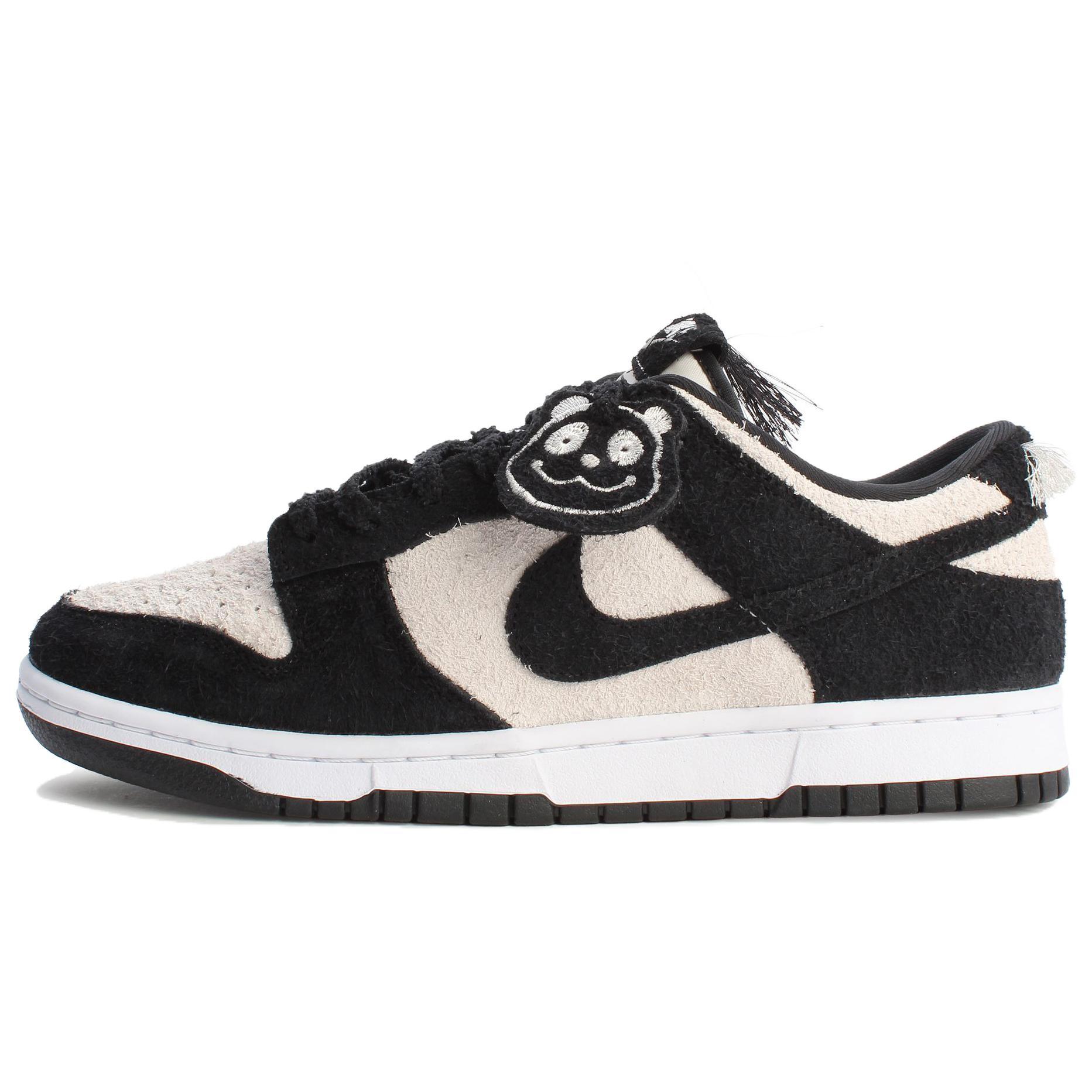 Nike Dunk Low SE Pacchetto Panda-Monium - Sneakers da Uomo in Camoscio Nero Bianco IB2990-100 39 white