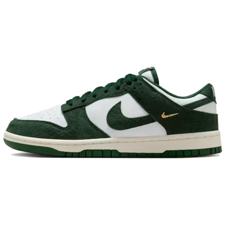 Nike Dunk Low Verde Gola Mini Swoosh Sneakers da Donna Summit-White Vela Oro Metallizzato IB4417-100 37.5 beige