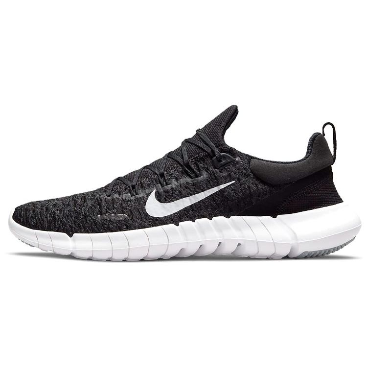 Nike Free Run 5.0 Nero Bianco Uomo Sneakers Grigio Fumo Scuro CZ1884-001 46 black
