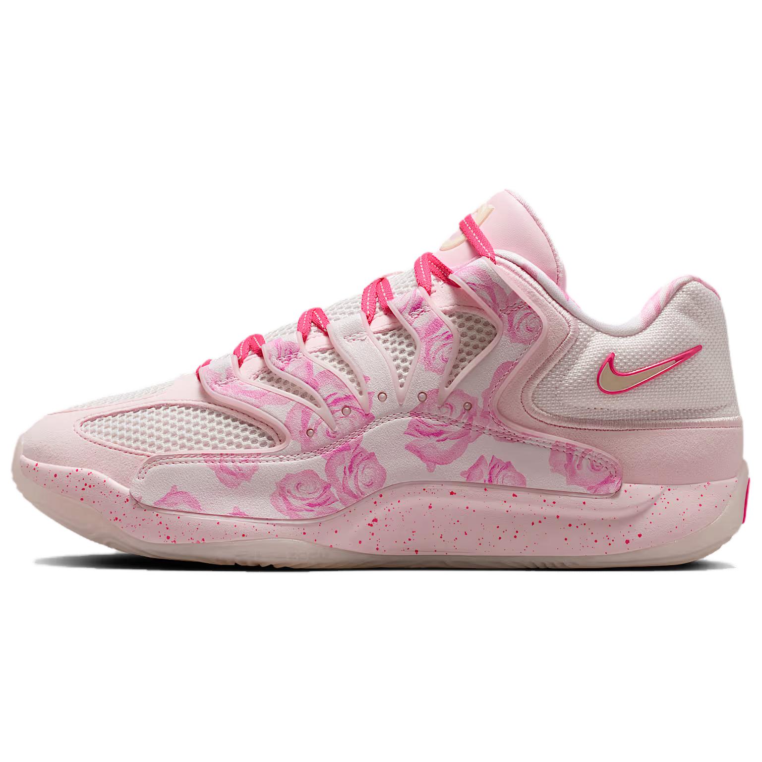 Nike KD 18 NRG EP Aunt Pearl Scarpe da Ginnastica da Uomo Perla Rosa-Rosa Laser-Fucsia HV1999-600 40 gray