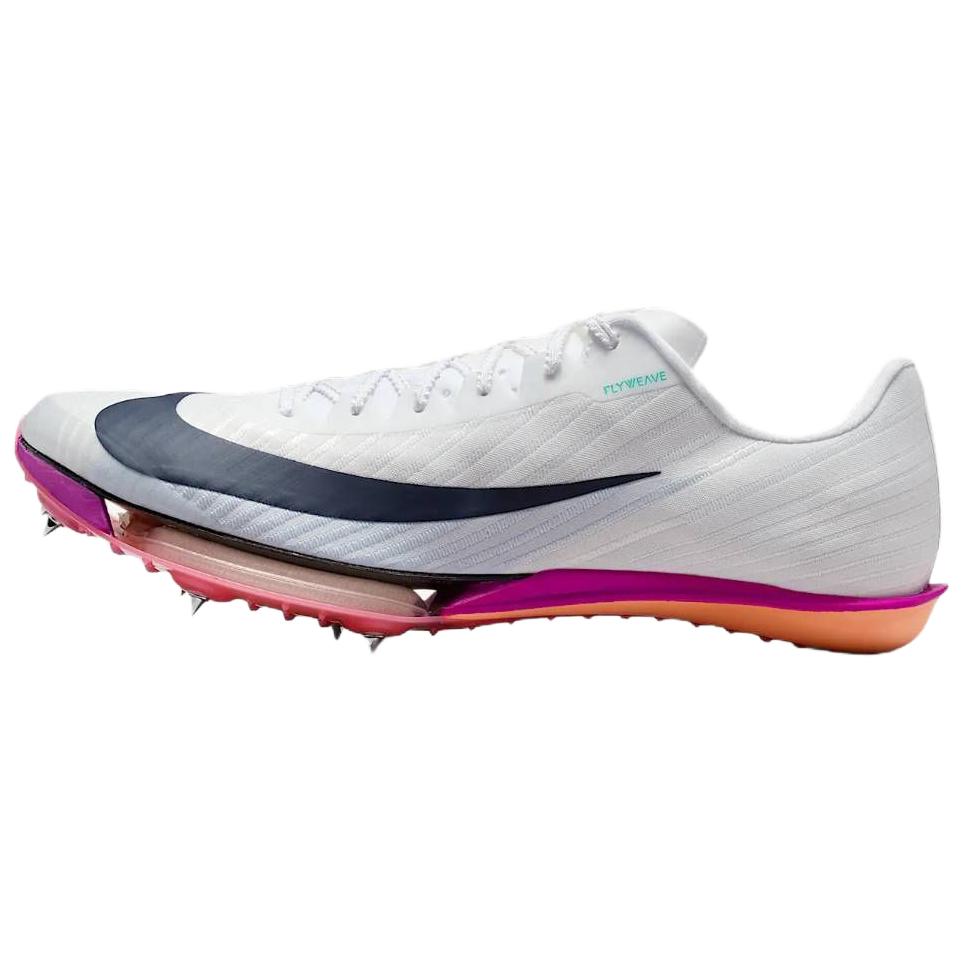 Nike Maxfly 2 Bianco/Cremisi Brillante/Turchese Iper/Ossidiana Tacchetti Uomo FD8395-100 38.5 gray