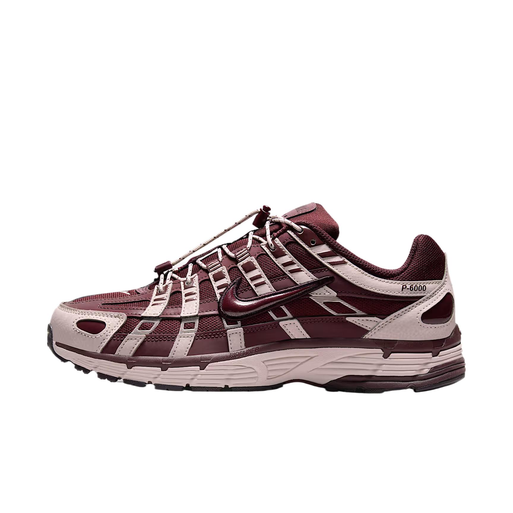 Nike P-6000 Rosso Seta Borgogna Crush Sneakers da Donna Borgogna-Cenere IM5237-600 40 gray