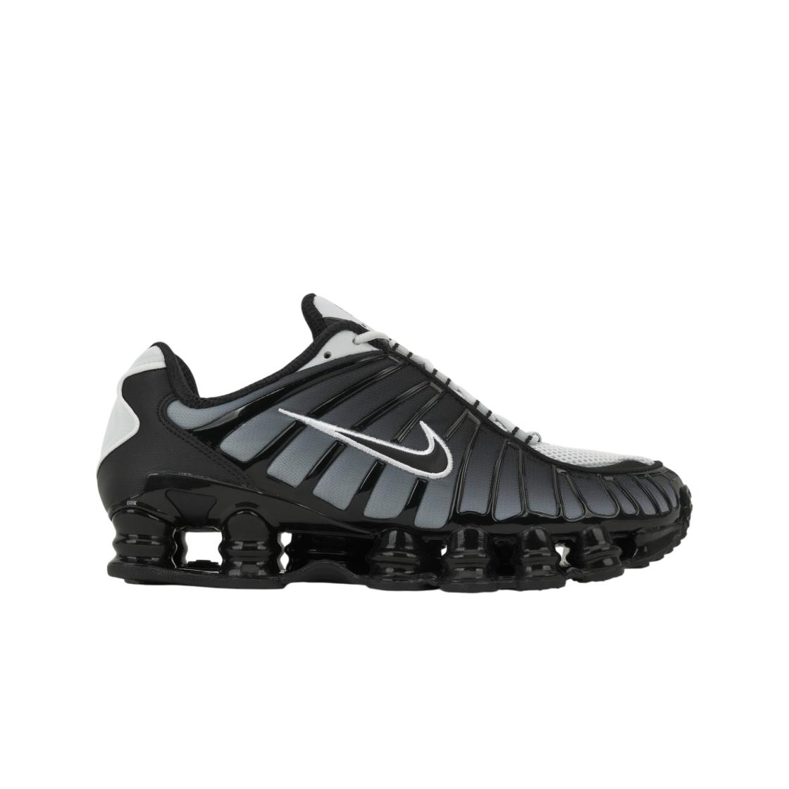 Nike Shox TL Nero Platino Puro Sneakers Uomo Bianco AV3595-017 45 gray