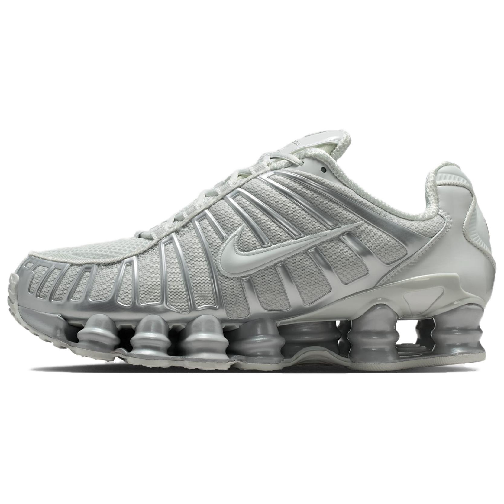 Nike Shox TL Polvere di Fotone Riflettenti Sneakers da Donna Grigio Metallico-Argento IB1087002 40 gray