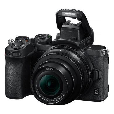 Nikon Z 50 con obiettivo Z DX 16-50mm 3.5-6.3 VR (VOA050K001) nero - Ricondizionato - ottimo - Grade A