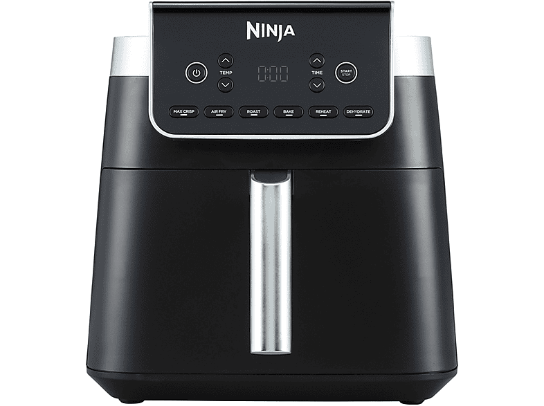 NINJA AIRFRYER MAX PRO AF180EU FRIGGITRICE AD ARIA, capacità 6,2 l, Max potenza 2000 W, Nero