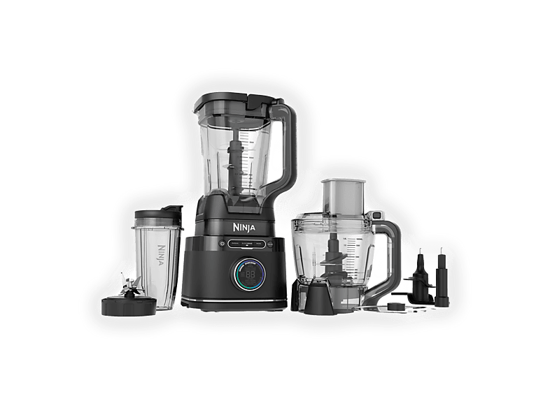 NINJA ROBOT DETECT TB401EU DA CUCINA, 1200 W, capacità ciotola 2,1 l, Nero