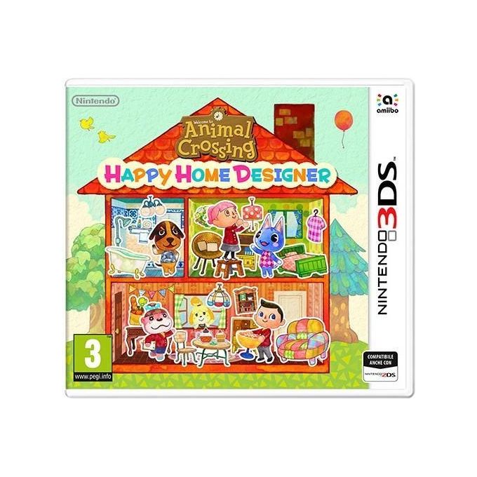 Nintendo 2231849 Animal Crossing: Happy Home Designer Videogioco per Nintendo 3DS compatibile con carte amiibo colore Nero