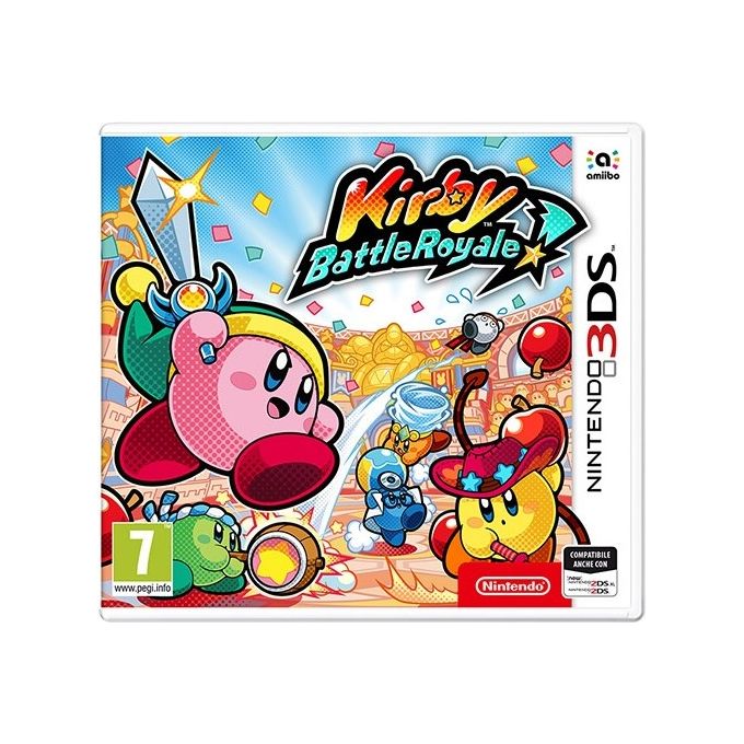 Nintendo 3DS KIRBY BATTLE ROYALE Gioco Nintendo 3DS e 2DS Arcade Multiplayer PEGI 7 Single-player e Battaglie Online