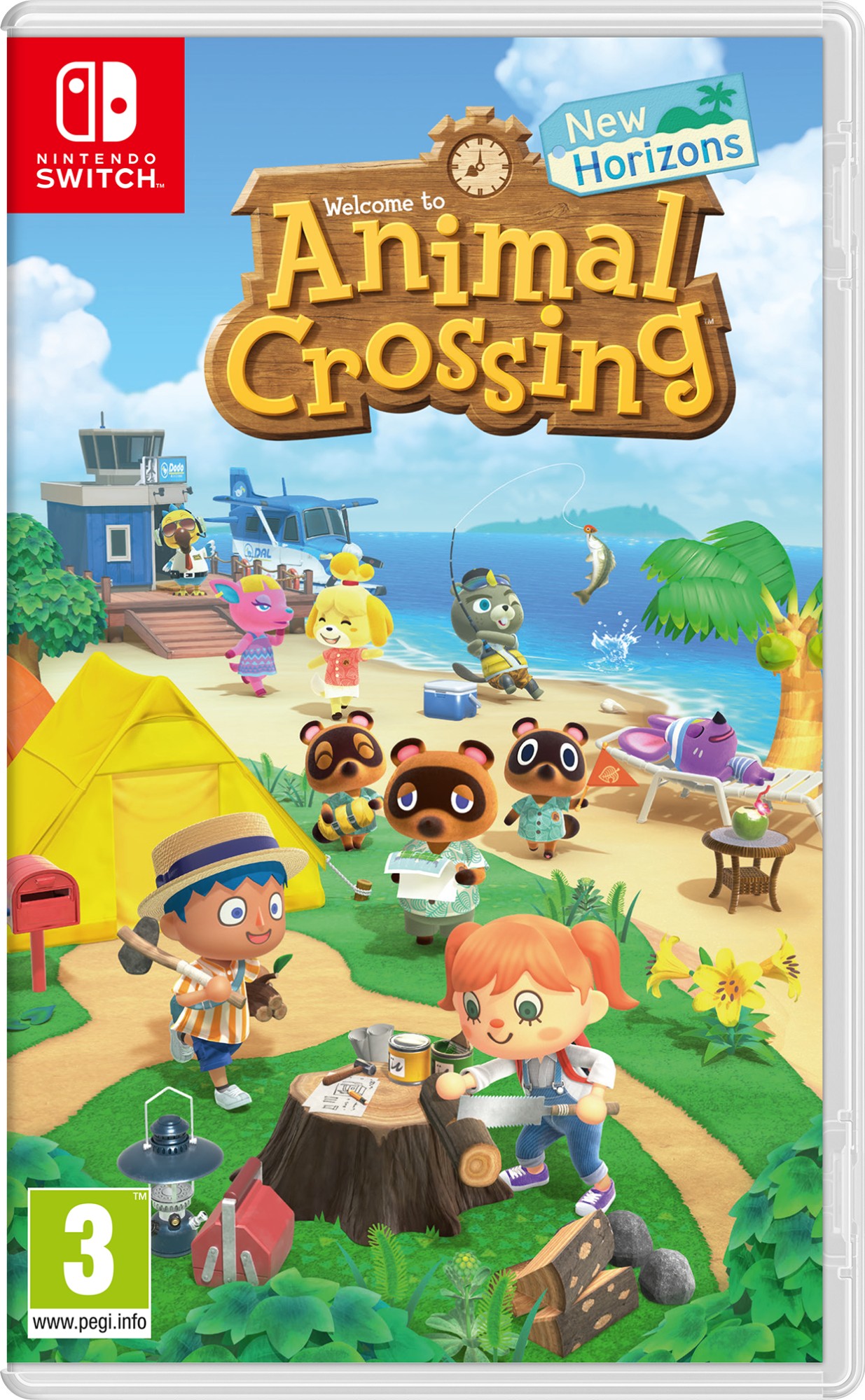 Nintendo Animal Crossing: New Horizons Standard Inglese ESP Nintendo Switch