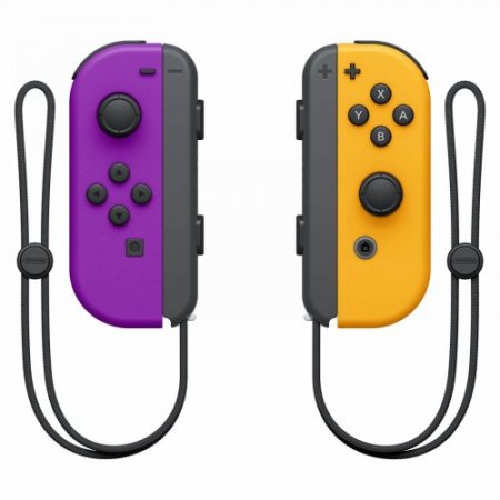 Nintendo - Coppia Di Joy-con-viola Neon/arancione Neon